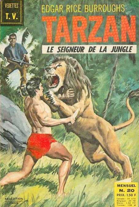 Scan de la Couverture Tarzan Vedettes Tv n 20